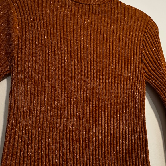 & Other Stories Stockholm Atelier Ribbed Sweater Dress – Camel – Size S – NWT - Picture 4 of 8